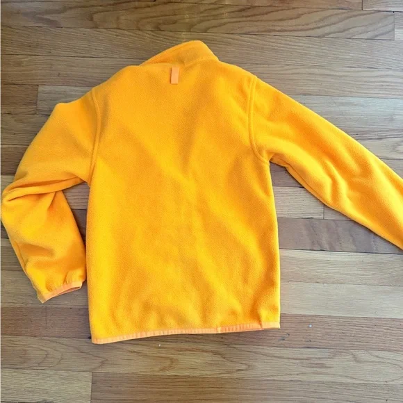 The North Face Vibrant Orange Fleece with Blue Accents - Picture 2 of 2